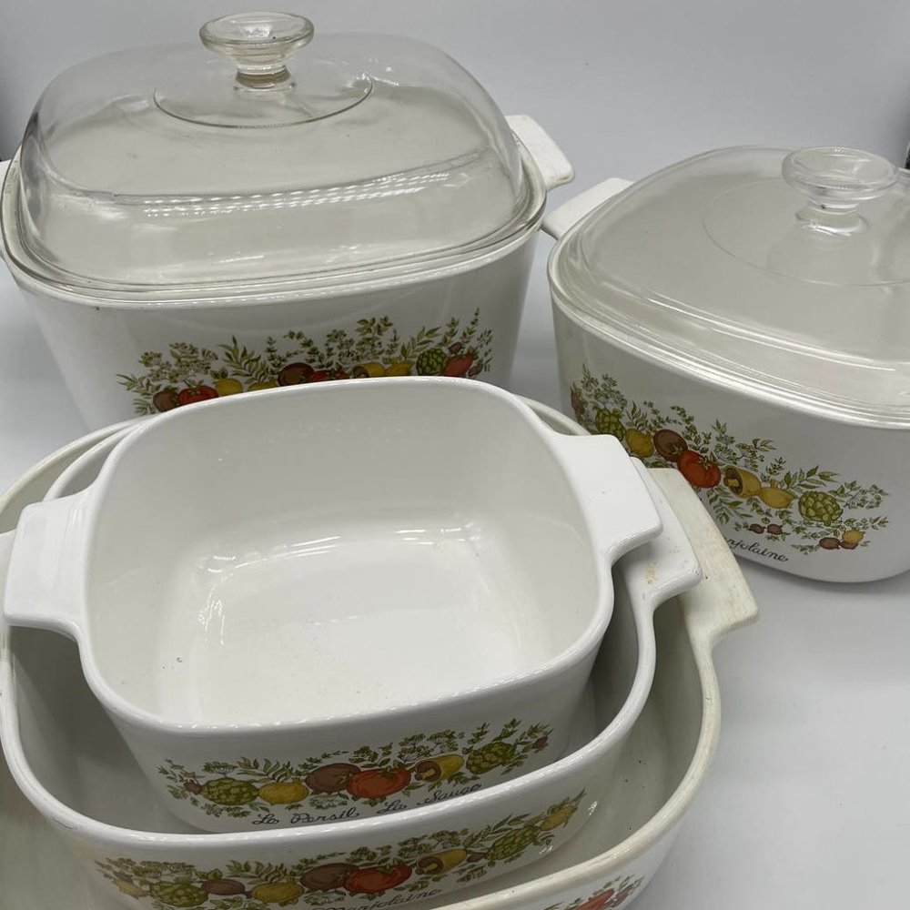 Corning Ware Le Persil La Sauge 7 Pieces